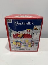 Vintage 1999 Flambro Santaville Baby's Toy Shoppe Village Box Booklet Lot picture
