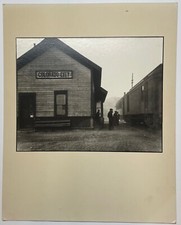 Original IRA CURRENT 'Colorado City RAILROAD TRAIN Station' 1928 Photograph picture