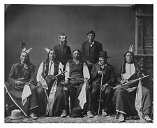 CHIEF SPOTTED TAIL NATIVE AMERICAN DAKOTA DELEGATION 8X10 PHOTO picture