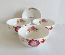 Mikasa Gia Bone China Fruit, Dessert Bowls - Set of 4 - NEW with Stickers picture