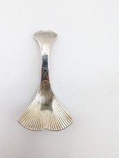 Mariage Freres Silverplate Tea Scoop Gingko Leaf Design picture