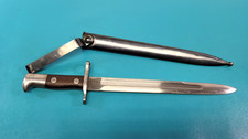 US Military Model 1892 Krag Jorgensen Bayonet & Rare Scabbard Variant TR1980 picture