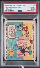 1935 Mickey Mouse Gum Card R89 V303 - #86 PSA 4 - POP 1 FIRST GRADED O-PEE-CHEE picture