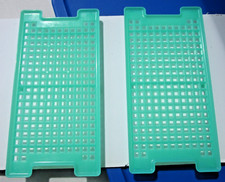 Lot of 2 Vintage Tupperware Green Crisper Keeper Grid Tray Insert 756 picture