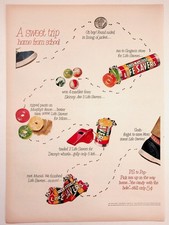 Vintage 1950s Life Savers Candy Ad School Trip Nickel Marbles Whistle Ephemera picture