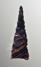Authentic Hensel Point 2.06 Inch Obsidian Primitive Repro picture