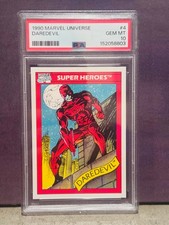 1990 Marvel Universe #4 Daredevil PSA 10 Gem MT BRAND NEW SLAB picture