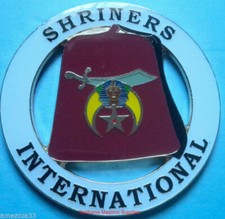 Shriners International Masonic Cut Out Car Emblem picture