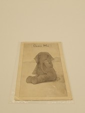 c1910's Coax Me Elephant Animals Antique Postcard. Iowa, Stamped picture
