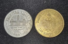 Frontier Village Amusement Park San Jose CA Good Luck Token & Wonder Cave Lot picture