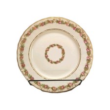 Antique Elite Works Limoges France SM Floral Gold Trim Plate Decorative  picture