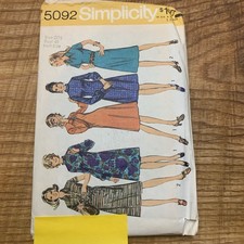 Vintage Simplicity Pattern 5092 Dress Shorts Pants picture