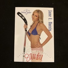 2003 Benchwarmer Jane E. Norris Authentic Autograph Red Ink - Surface issues picture