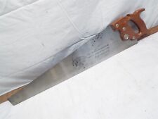 Atkins Perfection Silver Steel Hand Saw No. 65 Ship Point 10 Wood Tool AAA picture