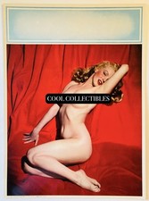 Marilyn Monroe Calendar 1952 Vintage Pinup #1 Golden Dreams Salesman Proof COA picture