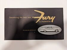 1957 Plymouth Fury sales brochure 4 page ORIGINAL literature picture