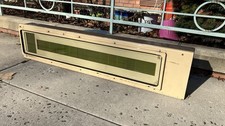 VINTAGE R-46 GOH LUMINATOR LCD SIDE ROUTE SIGN - SEE PHOTOS picture