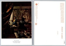 Jan Vermeer The Artist's Studio Medici Society Art Postcard picture