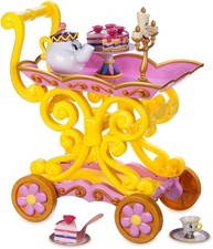 Official Beauty and the Beast Tea Cart Set – Includes Lumiere, Mrs. Potts, Chip, picture