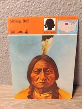 SITTING BULL Sioux Indian Leader Native American 1979 STORY OF AMERICA CARD 0409 picture