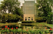 St Louis MO Jewel Box Forest Park Greenhouse Chrome Postcard Unposted picture