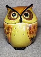 Vintage METLOX POPPYTRAIL OWL - COOKIE JAR - California Pottery -MCM Retro picture