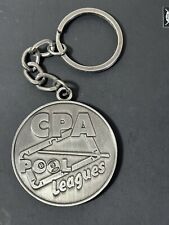 CPA Pool Leagues Canadian Poolplayers Assoc Round Medallion Silver Key Chain picture