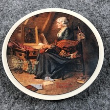 Vintage 1979 Knowles Norman Rockwell Reflections Mothers Day Collector Plate USA picture
