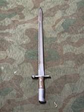 Original WW2 German Style Swiss K31 Sawback Bayonet Marked 1931 picture