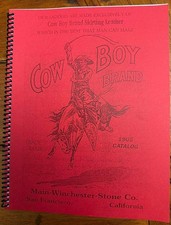 LARGE Main Winchester & Stone COWBOY BIT & SPUR Catalog San Francisco, CA 1905 picture