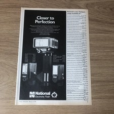 CAMS33 MAGAZINE ADVERT 11X8 NATIONAL PE-3550 ELECTRONIC FLASH picture