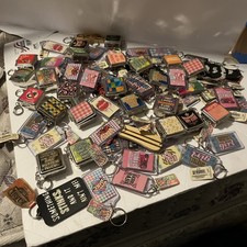 keychains lot of 60 2008 gag gift humor Mixed new old stock As Is picture