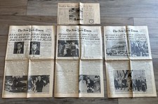 Original 1963 NY Times JFK Assassination Newspaper Lot Nov 23 25 26 Complete picture