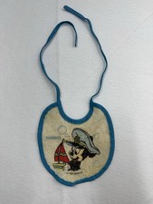 Vintage Playskool Walt Disney Babies Mickey Mouse Sailor Bib picture