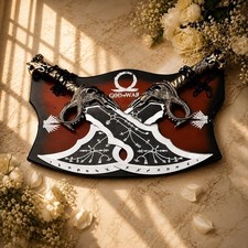 Handmade Blades of Chaos God of War Kratos Twin Swords Metal Cosplay Replica Set picture