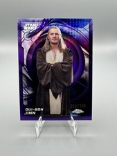 2026 Topps Chrome Star Wars Qui-Gon Jinn /199 picture