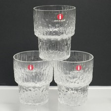3X Ittala Paadar Shot Glasses Finland Tapio Wirkkala w/ Stickers LN/M picture