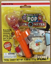 Mr. Owl Tootsie Roll Pop Lick-Meter Keychain by Basic Fun 2001 DAMAGED AS-IS picture