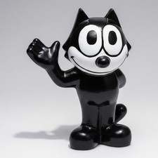 Felix Chevrolet Mascot Cast Iron Coin Bank picture