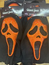 Ghostface Orange Bling Mask Fun World  In Stock  picture