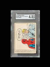 1966 Donruss Marvel Super Heroes #34 SPIDERMAN Fly The Kite SGC 4.5 Rookie picture