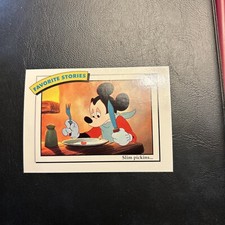 Jb10b Disney Collector Series 2 Skybox 1992 #6 Mickey And The Beanstalk mouse picture