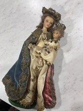 Marguerite Uebel; GERMAN Wax Doll: Madonna and child picture