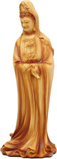 Ebros Bodhisattva Kuan Yin Standing with a Jar of Pure Water Statue 11.5