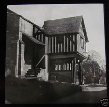 Glass Magic Lantern Slide PRIESTS HOUSE C1910  ENGLAND picture