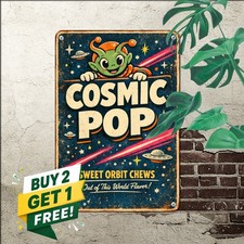 Sweet Nostalgic Bubble Gum Wrapper Metal Sign Retro Confectionery Decor picture