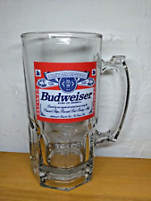 Large Budweiser Beer Glass/Mug w/ Handle approx. 24 oz. Heavy King of Beers picture