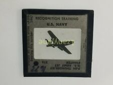 1673 PHOTO GLASS SLIDE PLANE/SHIP Military P-84 THUNDERJET US ARMY FIGHTER JET picture