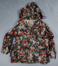 Vintage 1965 Swiss Army M70 Alpenflage TAZ 83 Camo Field Jacket Parka Mens 52 L picture