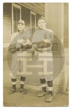 WWI RPPC 66th Coast Artillery Corps Baseball Team Alcoholics Anonymous-Interest picture